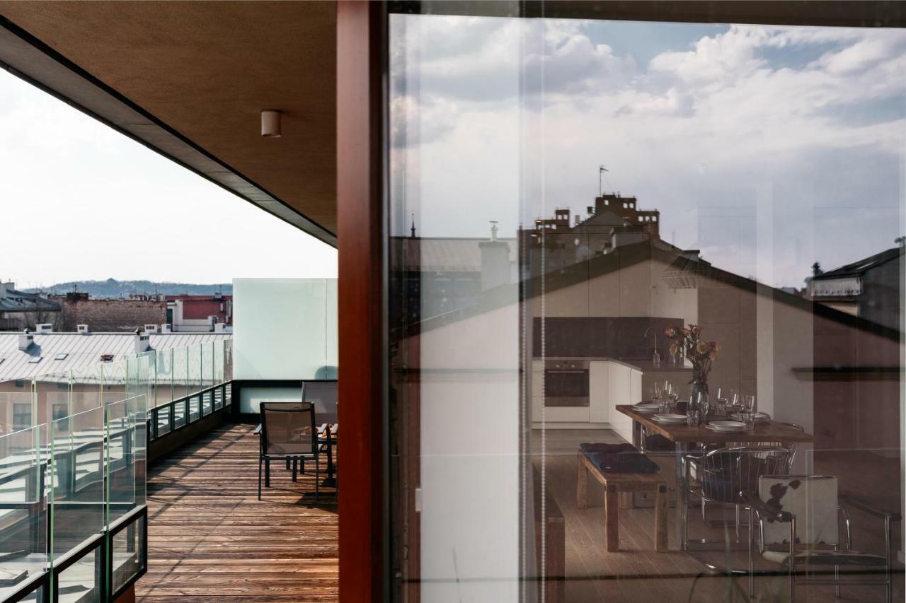 Penthouse Uptown - Loftaffair Lägenhet Kraków Exteriör bild